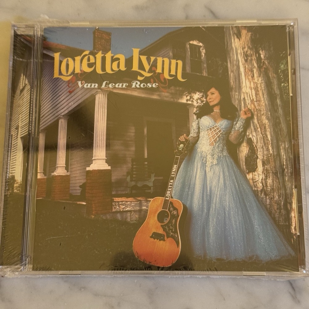 Loretta Lynn VAN LEAR ROSE CD with by Jack White NEW SEALED CD Case Cracked